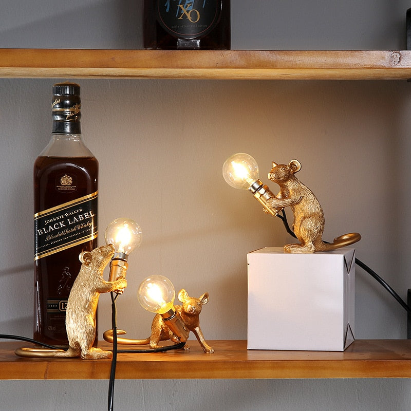 Enlightened Mouse - Original lamp for your home: mouse lamp