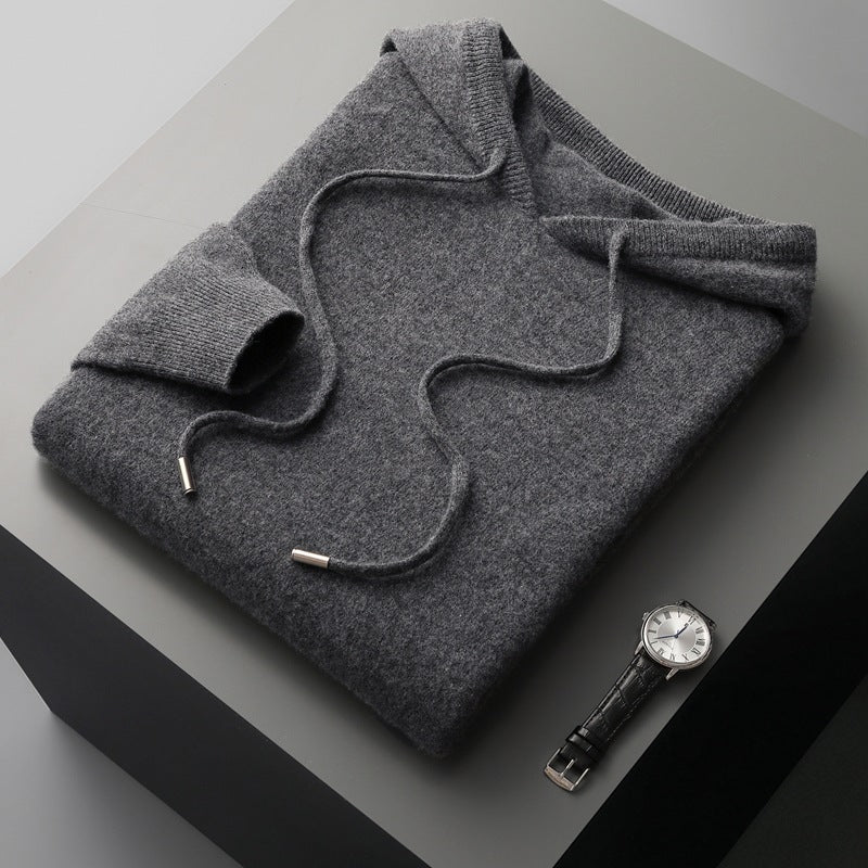 Felpa con cappuccio/maglione 100% cashmere