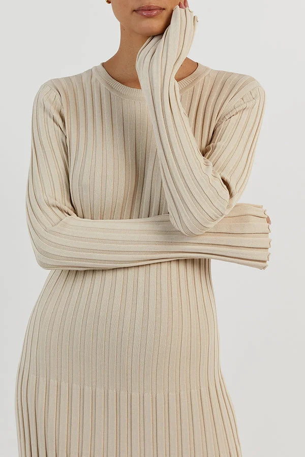 Louia™ | Knitted Dress with Long Sleeves