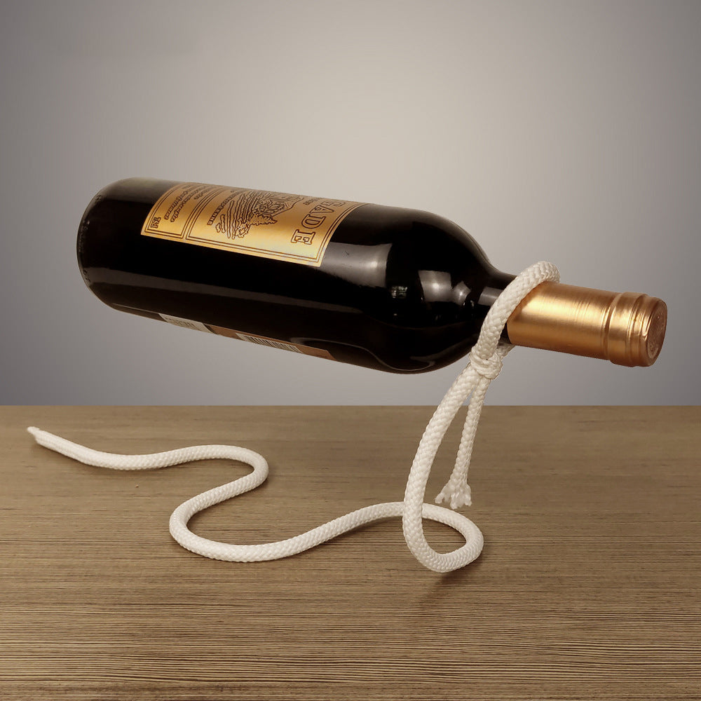 Suspended Rope Bottle Holder