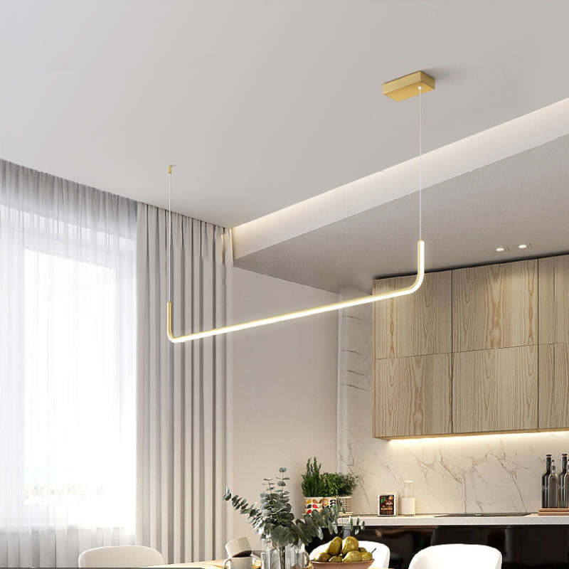 Edge - Modern LED Pendant Lamp in Metal and Silicone