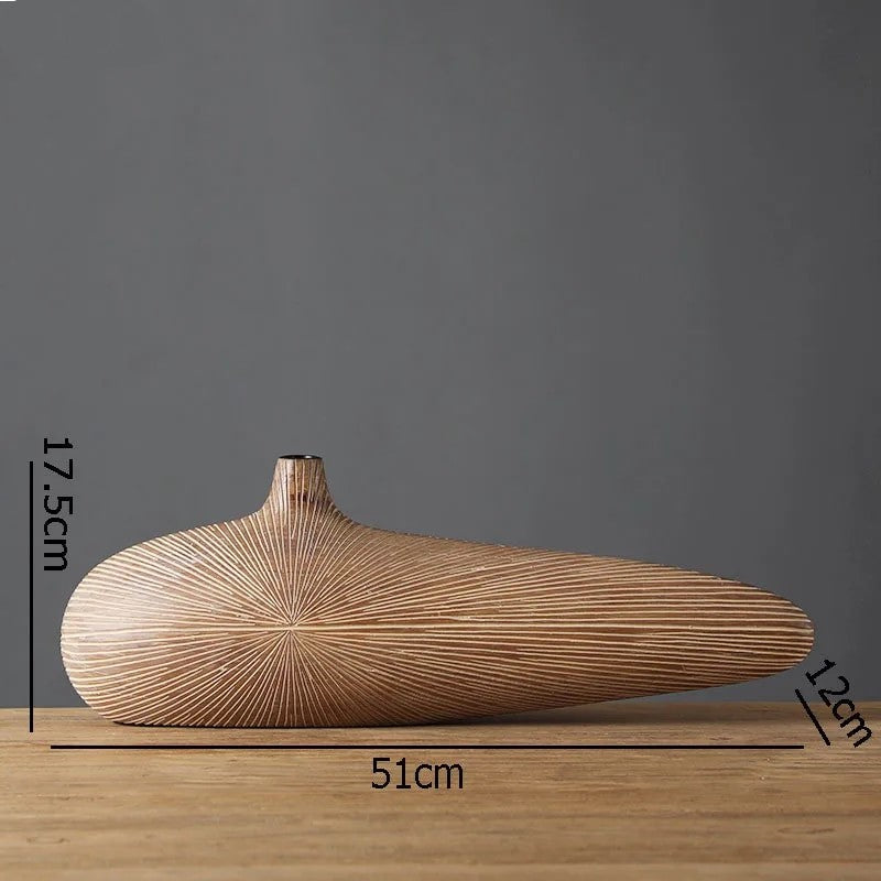 Lucas Wooden Vase