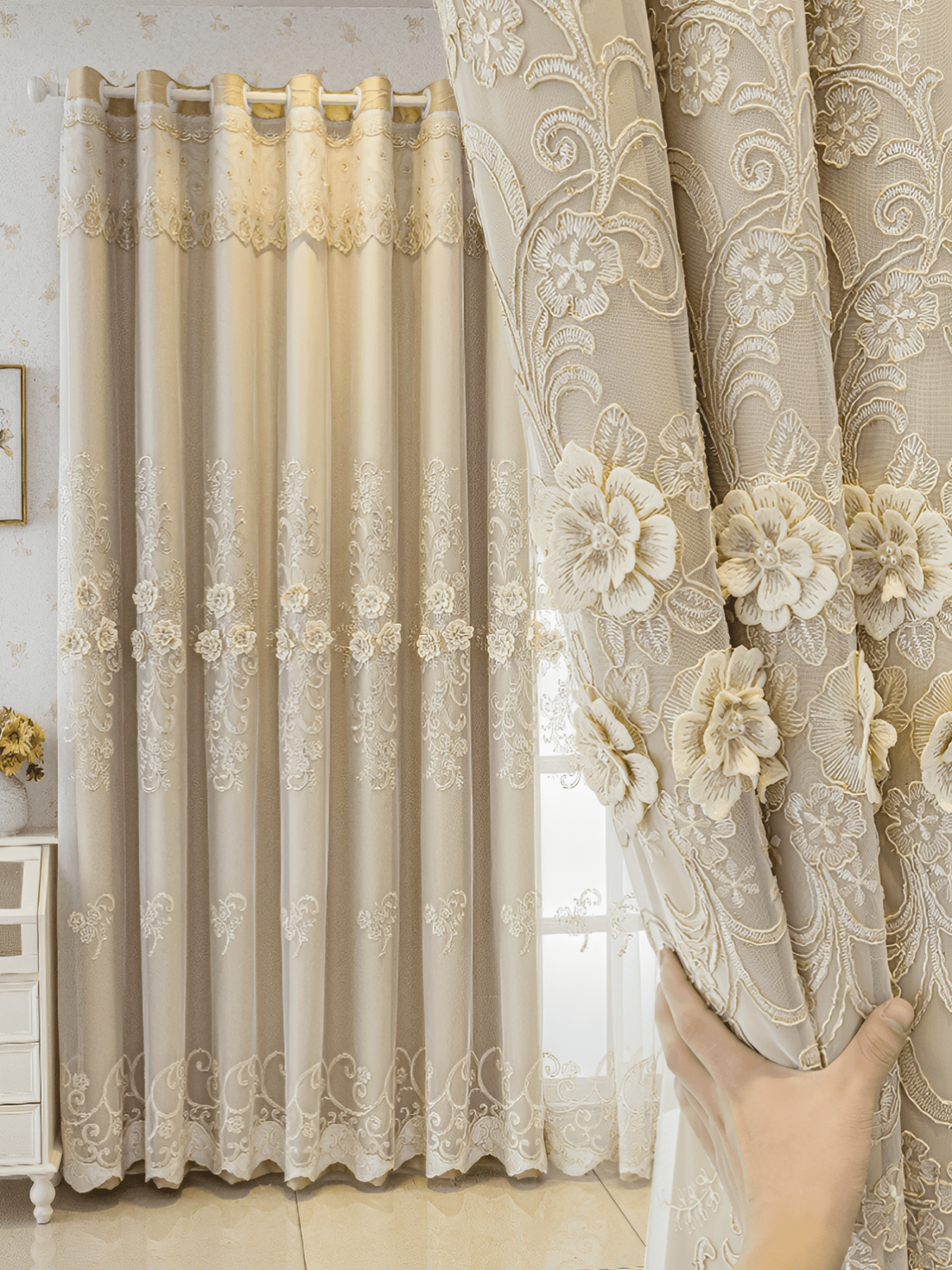 FLEUR ROYALE BLACKOUTS | LUXURY CURTAIN