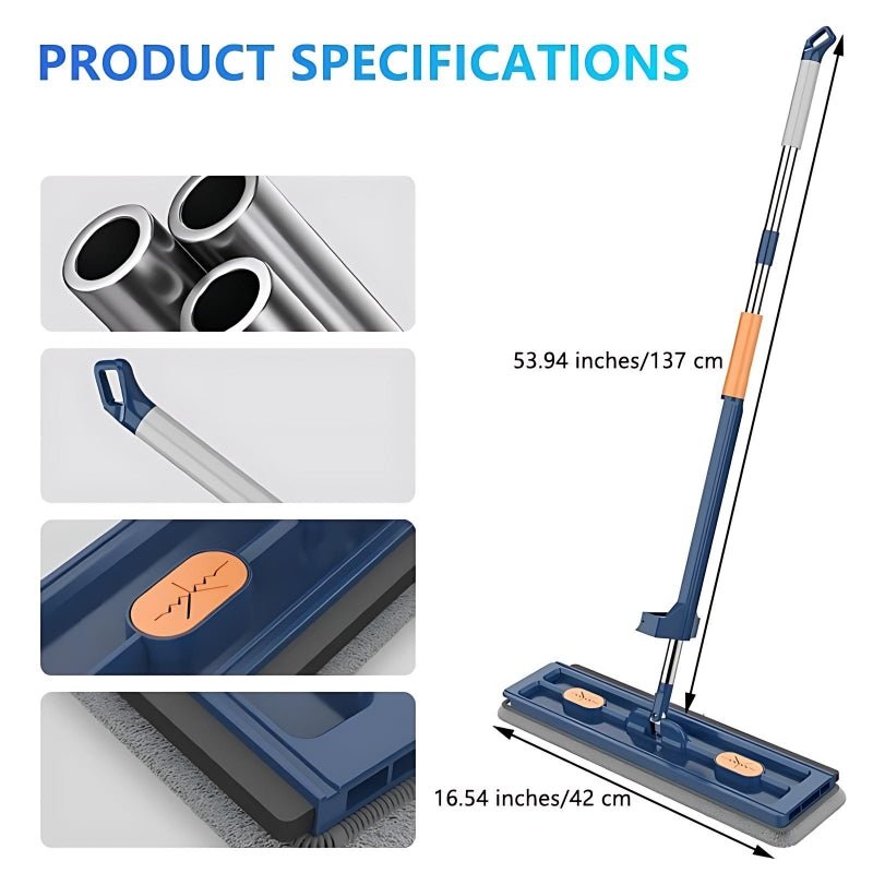 FlexiMop Pro™ | Håndfri Squeeze Mop Set