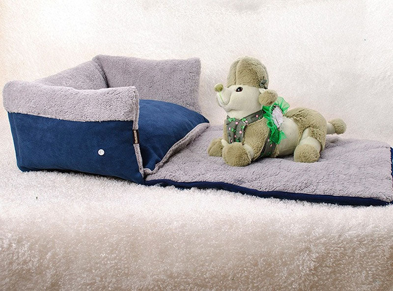 Flip Pet Haven: Mysig Bo Bed med Filt