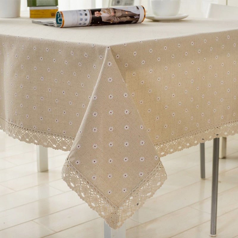 Floral Pattern Tablecloth