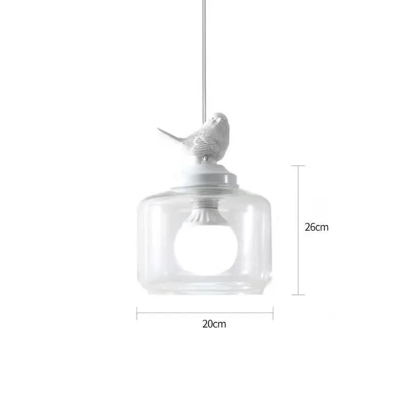 Lampe suspendue oiseau