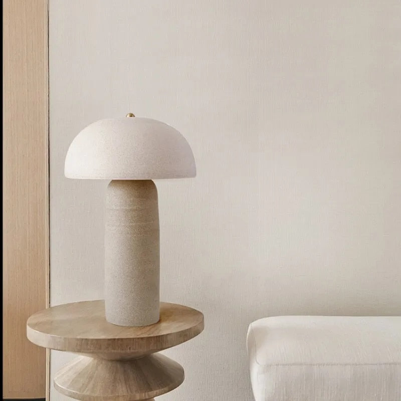 Porter Mushroom Antik Bordlampe