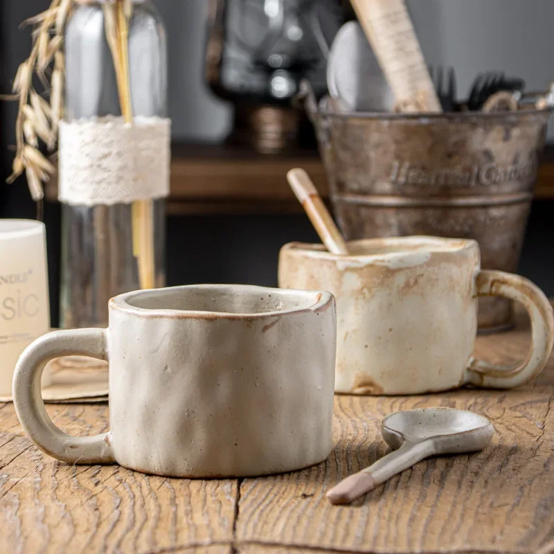 Set di tazze da caffè in ceramica Jaden Off White