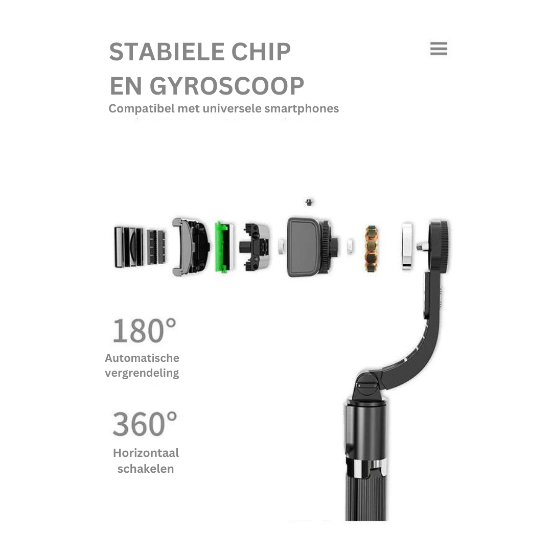 ProStabilizer - Stabilisateur Bluetooth avancé pour la photographie mobile