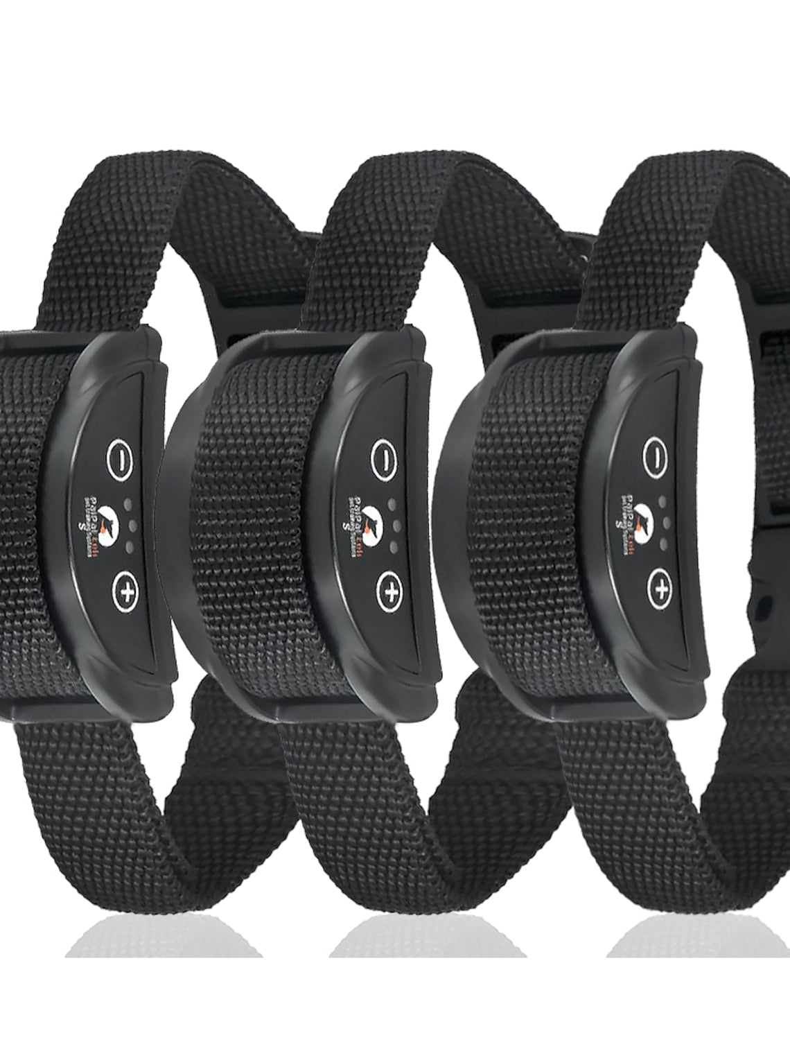 Collier de dressage anti-aboiement pour chien, pack triple, étanche et rechargeable