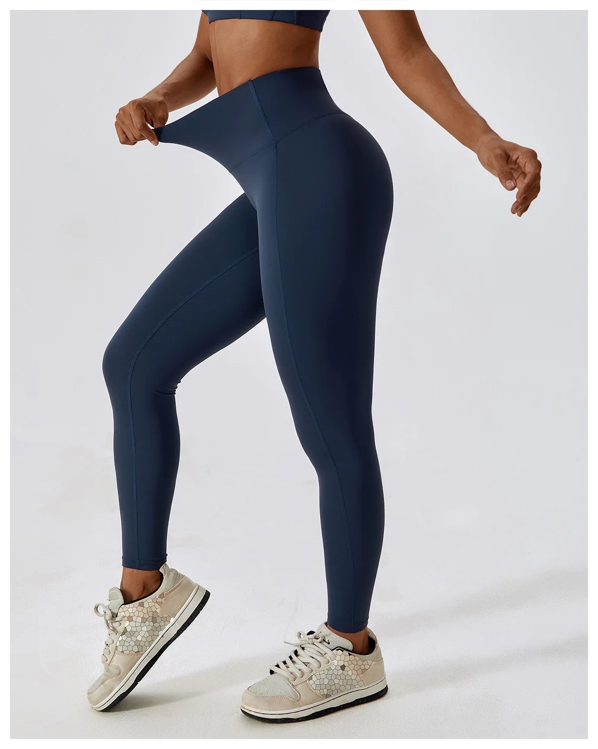 Legginsy Gymfit z wysokim stanem