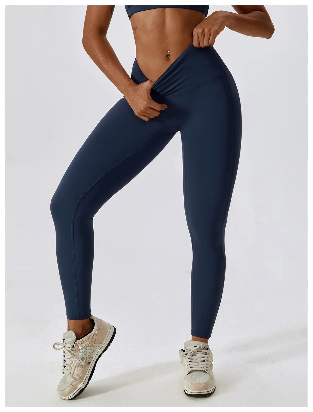 Legginsy Gymfit z wysokim stanem