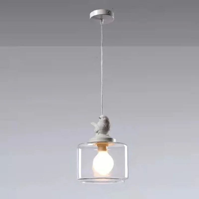 Fågelhängande lampa