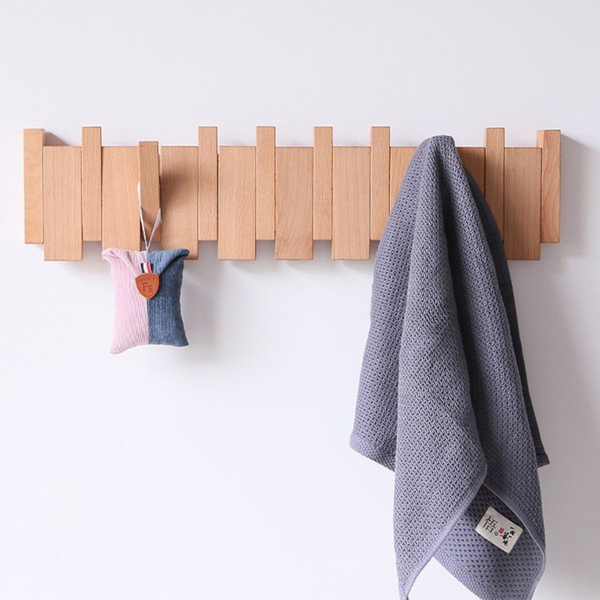 Handgemaakte Piano Coatrack™ | Luxe houten kapstok