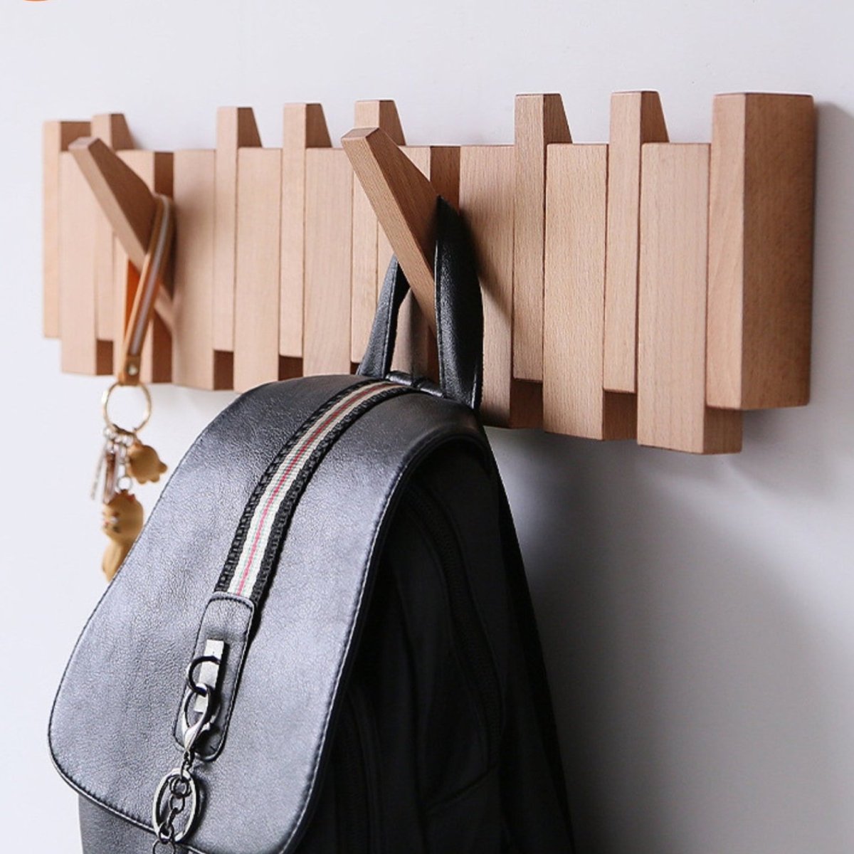 Handgemaakte Piano Coatrack™ | Luxe houten kapstok