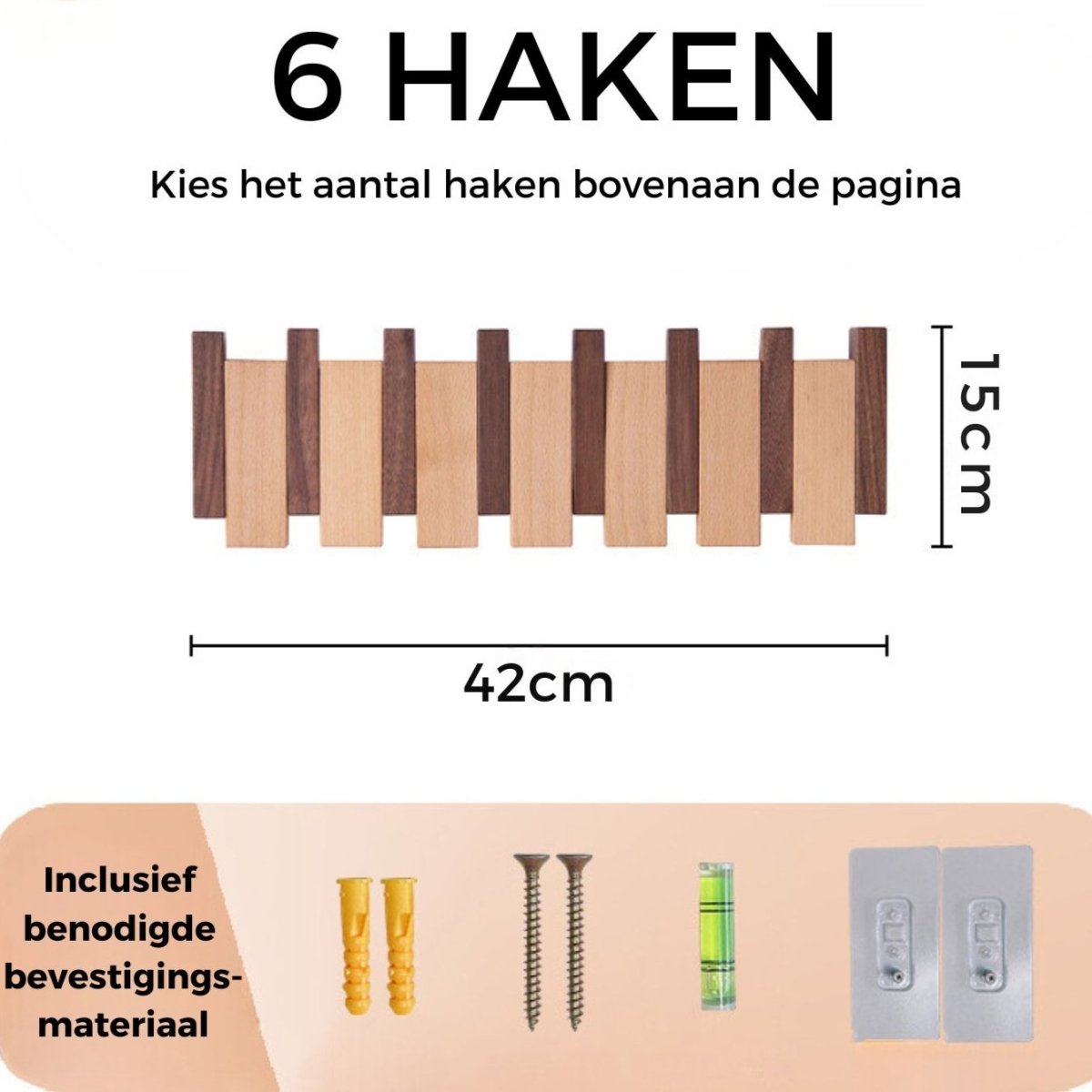 Handgemaakte Piano Coatrack™ | Luxe houten kapstok