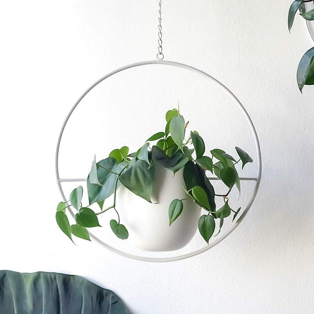 Halo Metal Hanging Planter