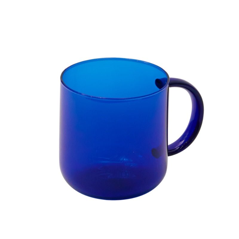 Tasse à café en verre coloré résistant à la chaleur