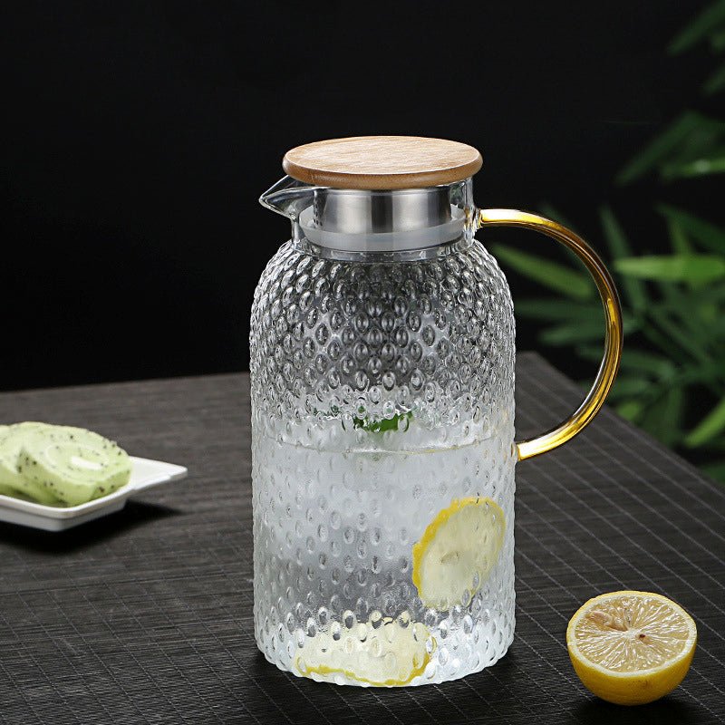 Heatproof Stippled Glass Jug