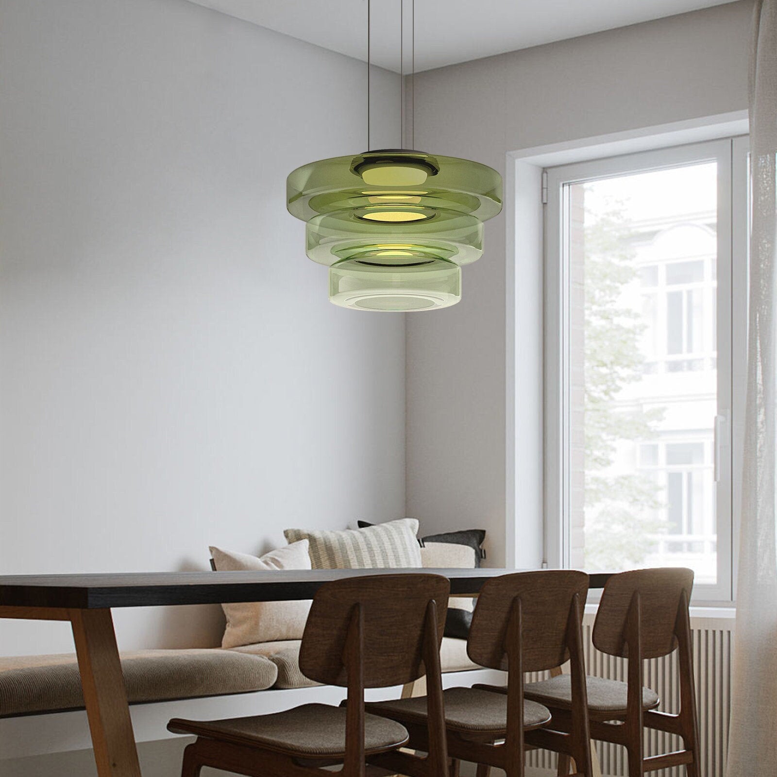 Lampade a sospensione in vetro in stile Bauhaus