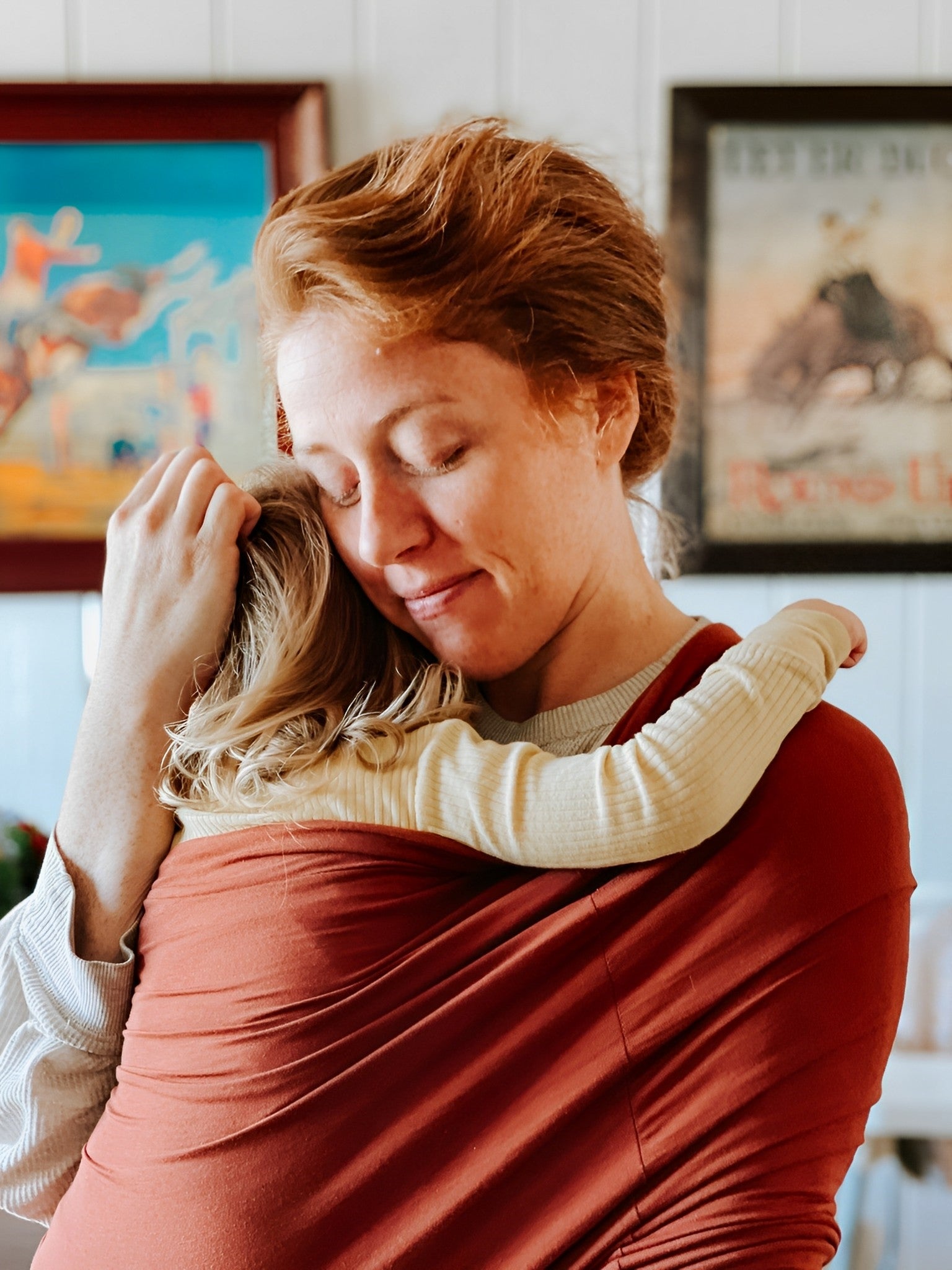 Kayleen Embrace, porteuse de vie | écharpe de portage pour bébé