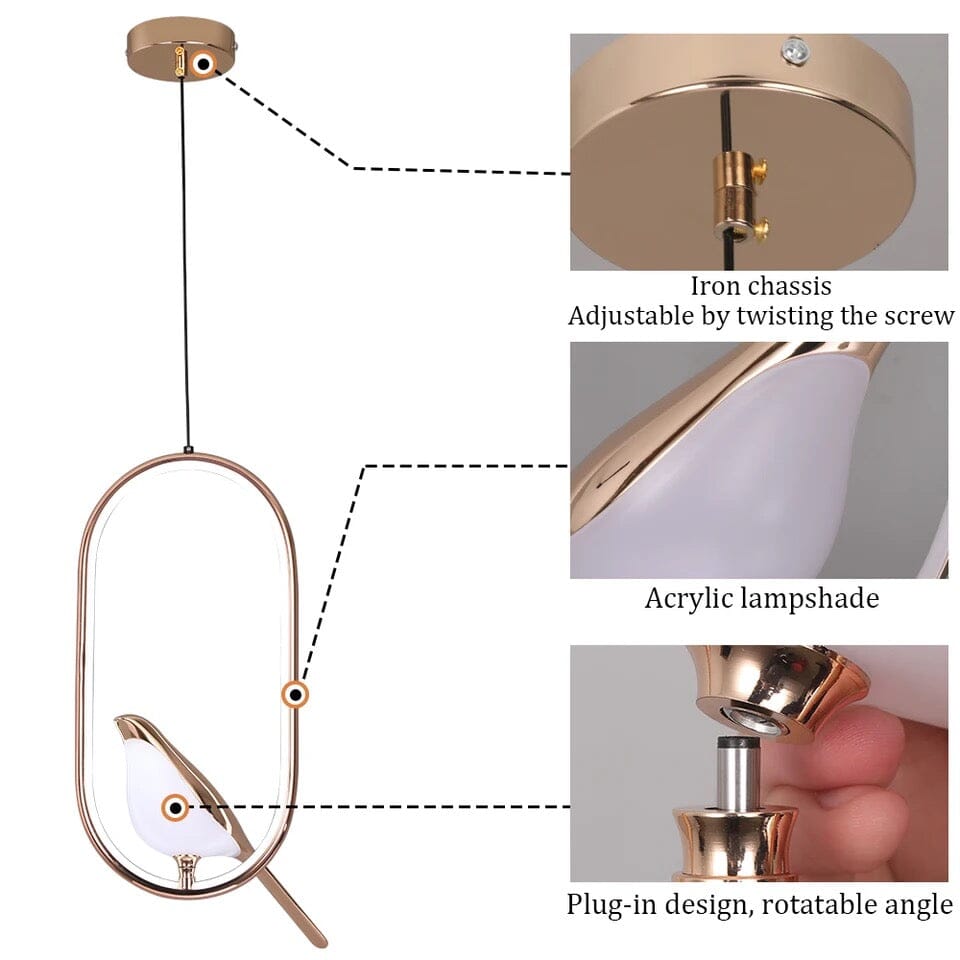 Gelukkige Vogel Hanglamp