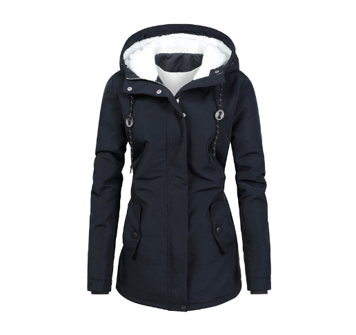 Stavanger- Abrigo/chaqueta de invierno forrado con capucha impermeable mujer