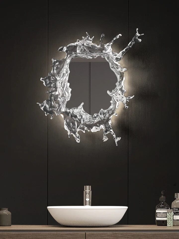 Water Splash LED Spegellampa