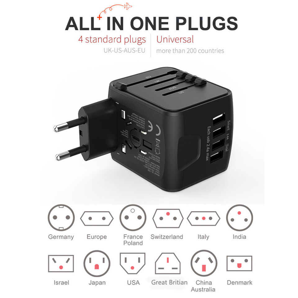 Ultimate Travel Power Hub: All-in-One Universal Adapter