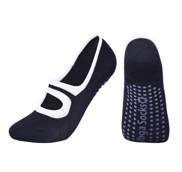 Grip Anti-Slip Yoga Strumpor (2 par)