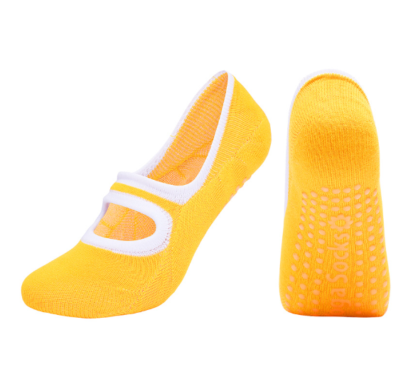 Grip Anti-Slip Yoga Strumpor (2 par)