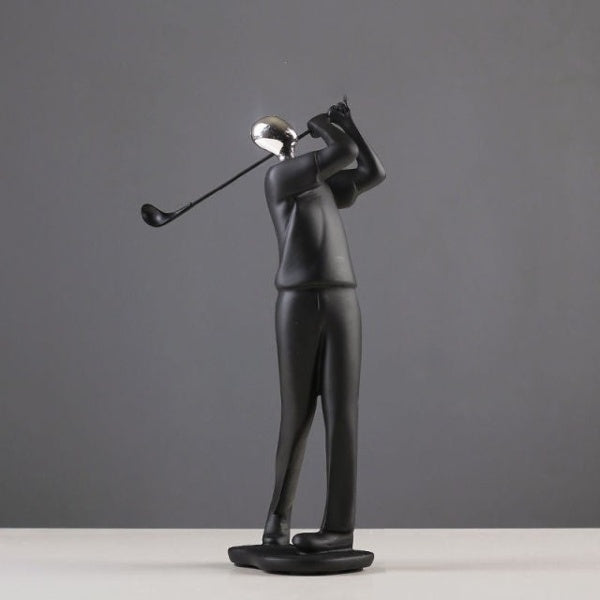 Moderne handgemaakte sportfiguren – elegante harssculpturen voor thuis- en kantoordecoratie