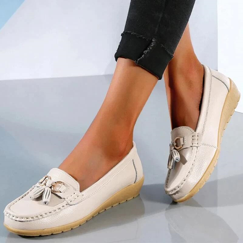 Clodagh ortopediska läder loafers