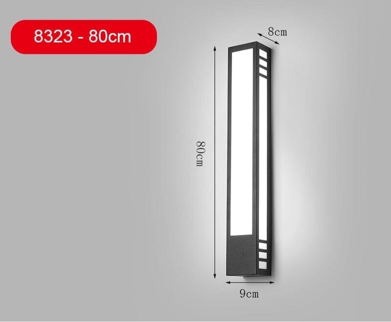 מנורת קיר LED חיצונית אסיה