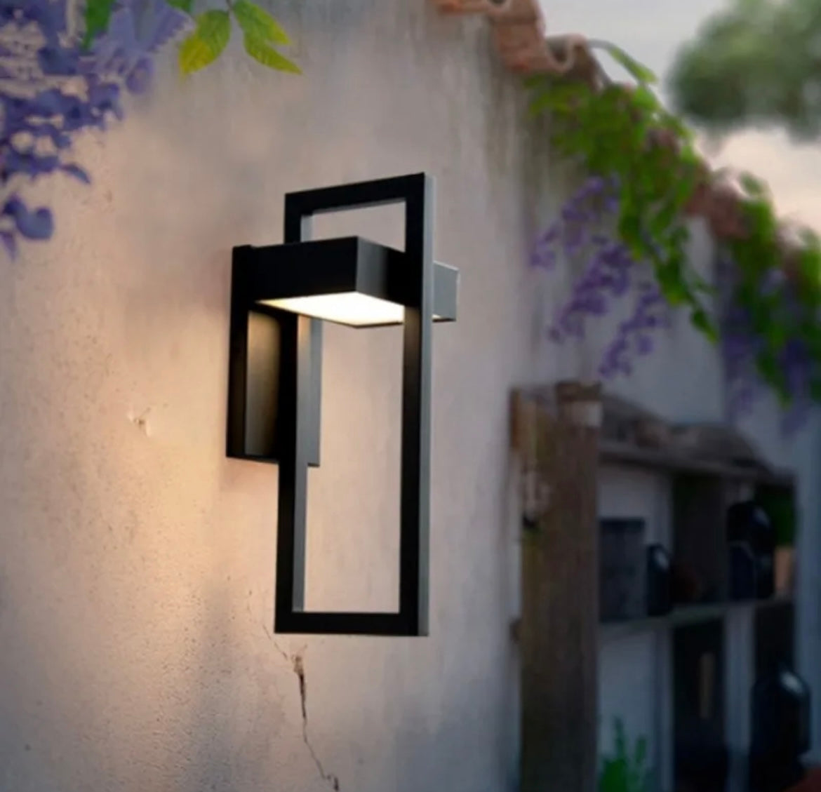 Geometric Outdoor Wall Light