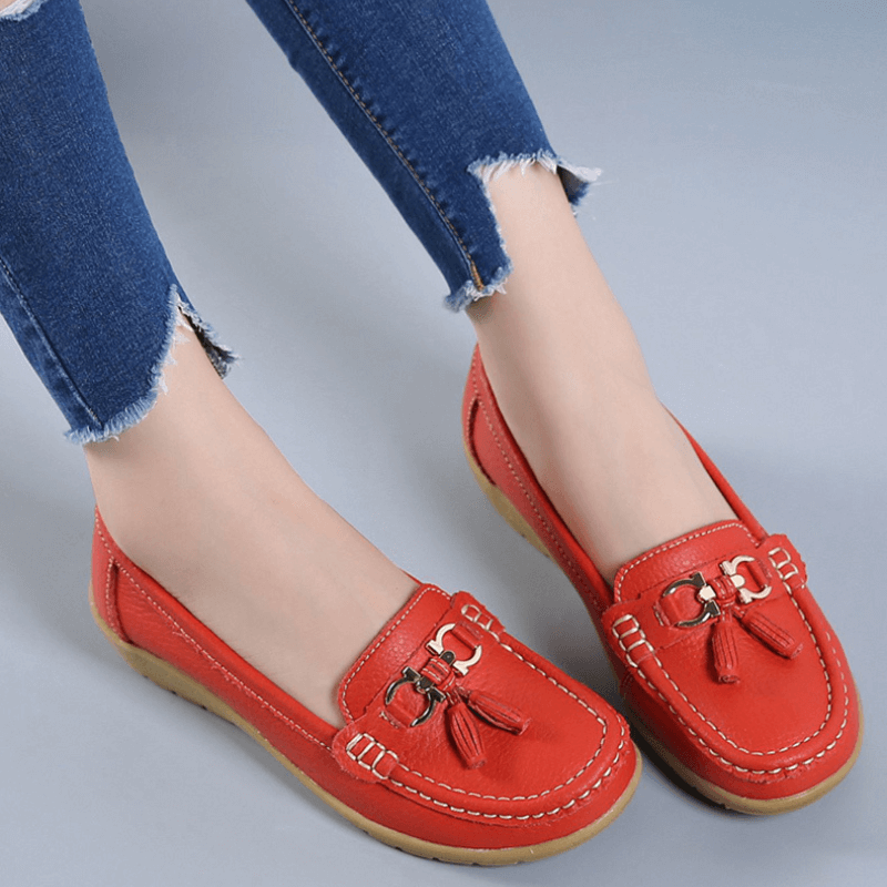 Clodagh ortopediska läder loafers