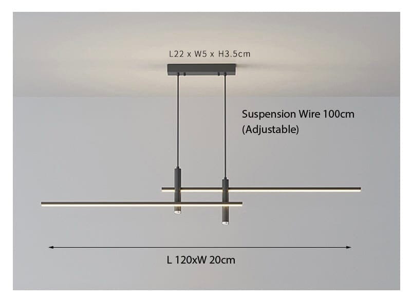 La suspension Dual pendant