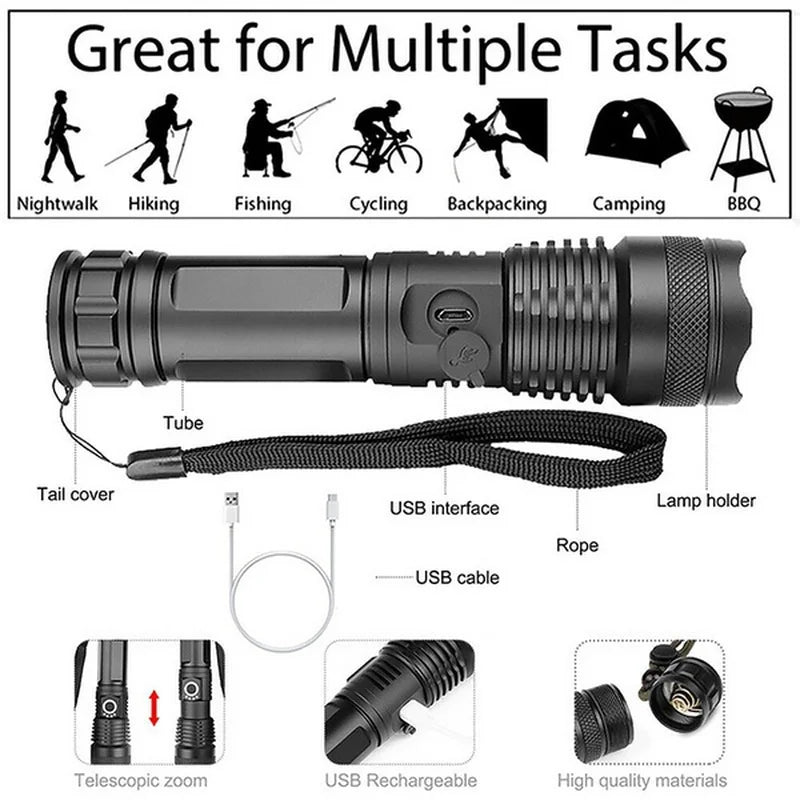 MaxPower™ - LED-kampeerzaklamp