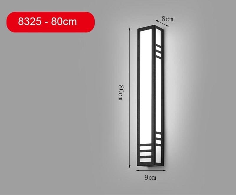 מנורת קיר LED חיצונית אסיה