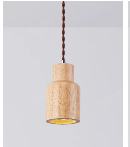 NordicGlow - Lampe à suspension scandinave en bois