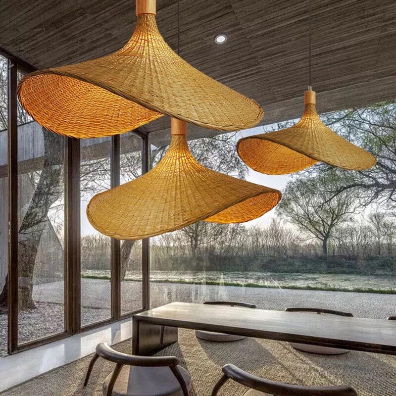 Lampe en bambou Ren