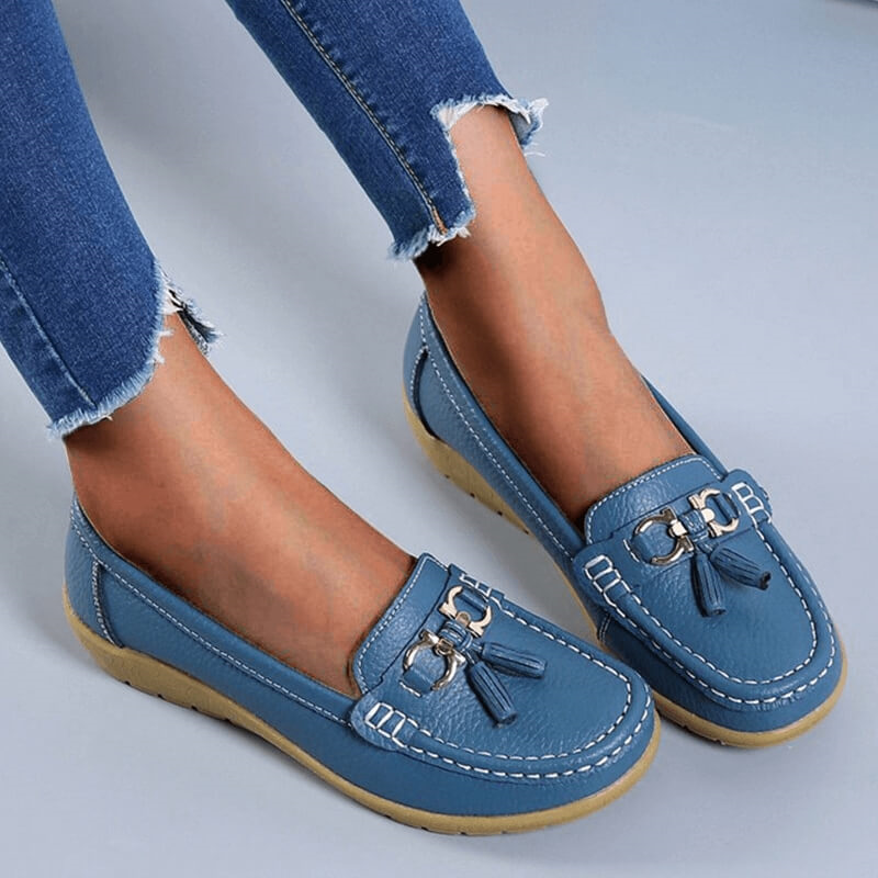 Clodagh ortopediska läder loafers