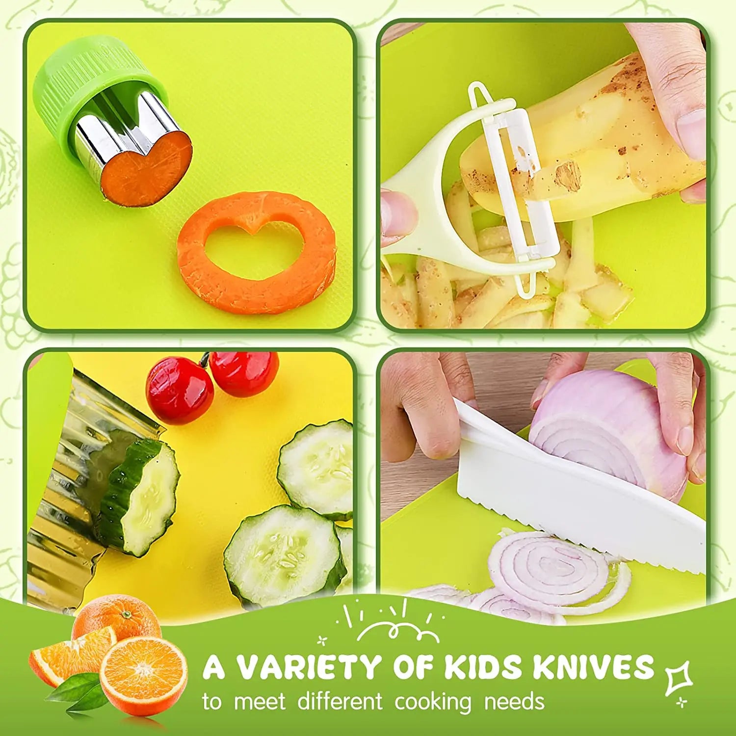 Junior Chef Set™ - Safe cutting - Kitchen set for children