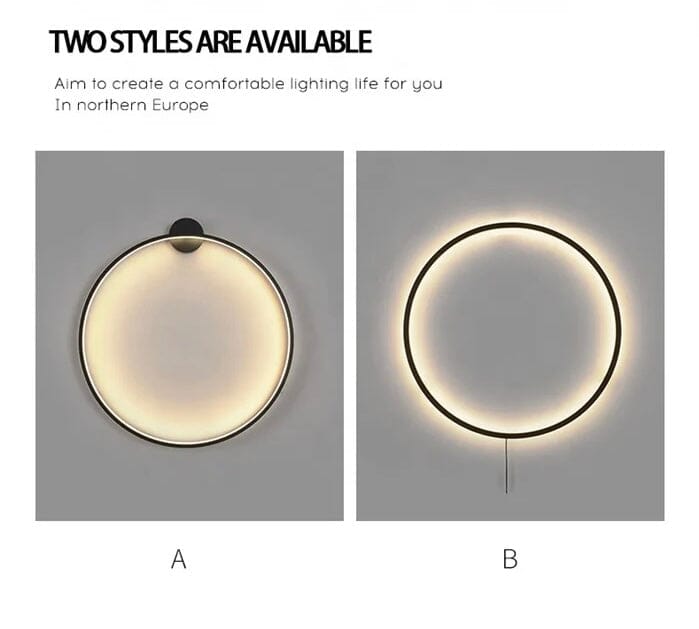 New Eclipse Round Wall Lamp