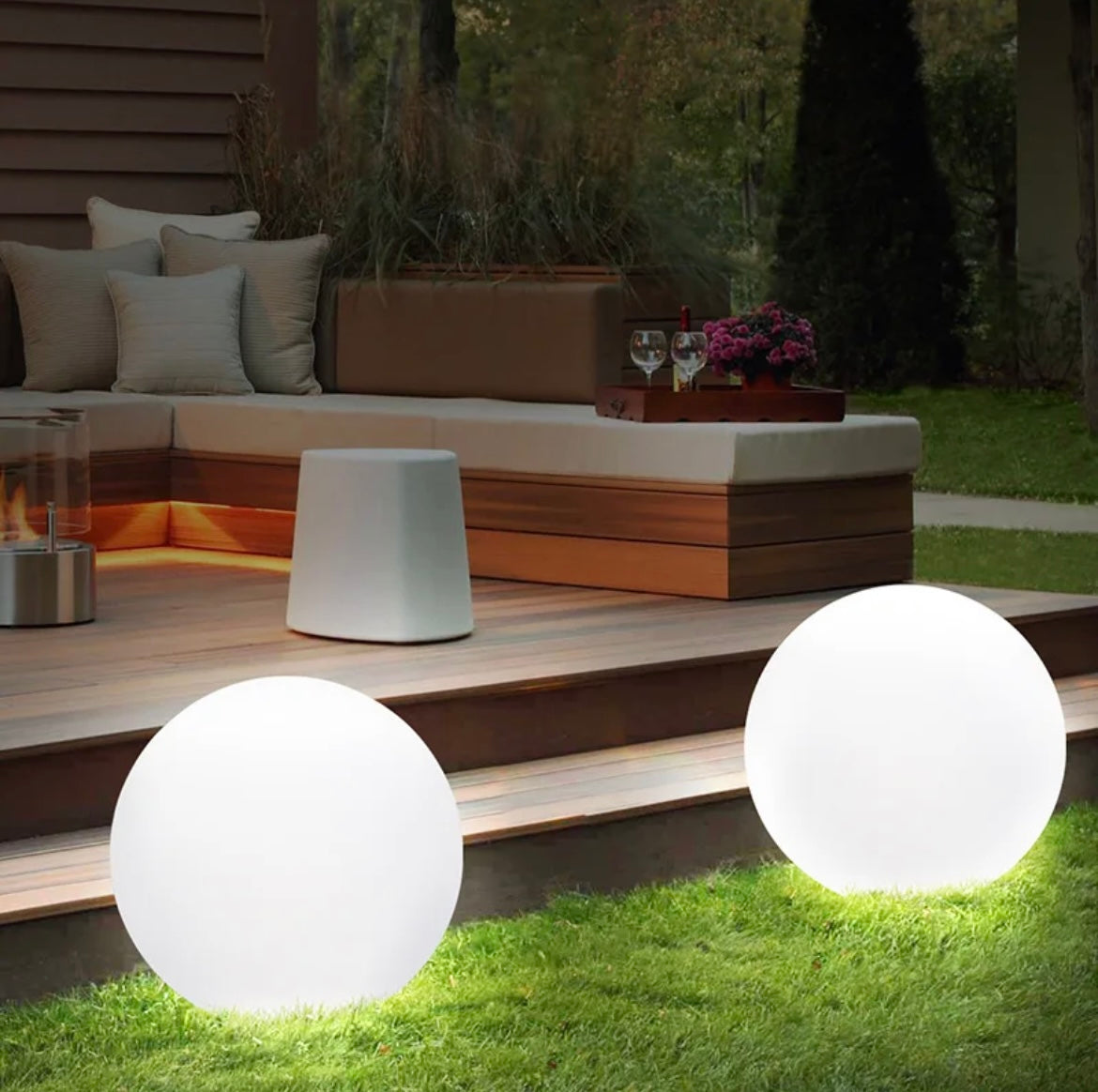 Lampe de jardin à LED d'extérieur