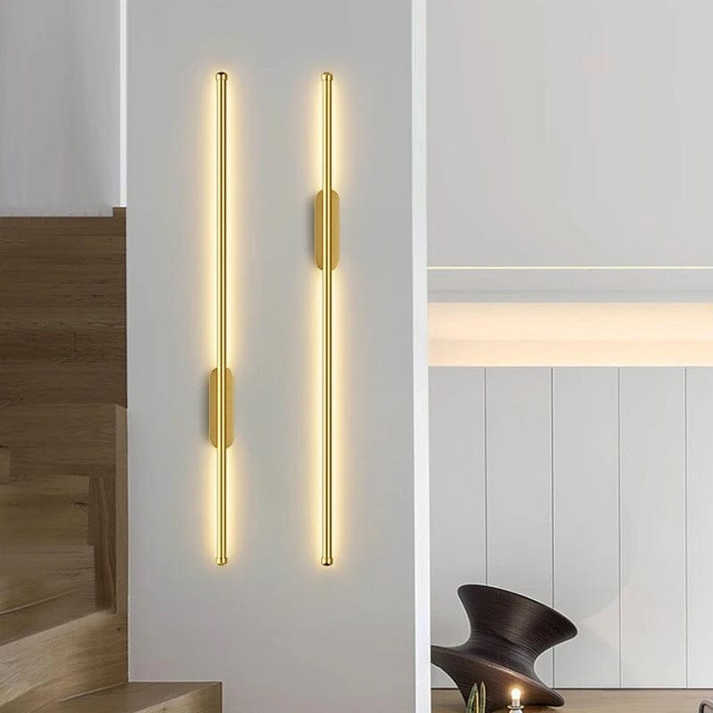 Golden Tube Vegglampe