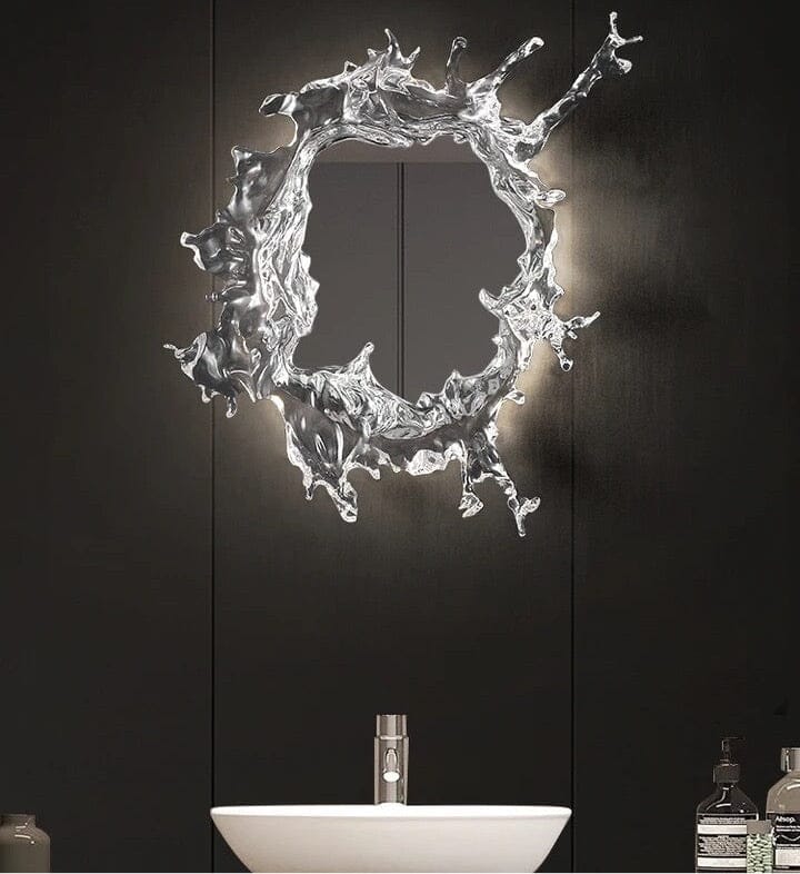 Water Splash LED Spegellampa