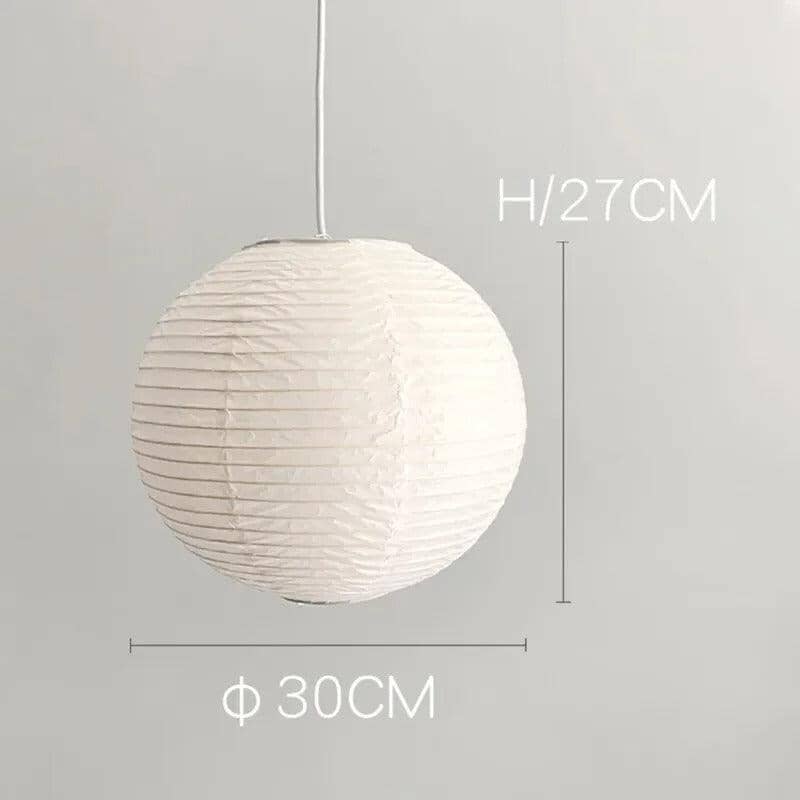 Lampes suspendues en forme de ballon en papier Vrimlo