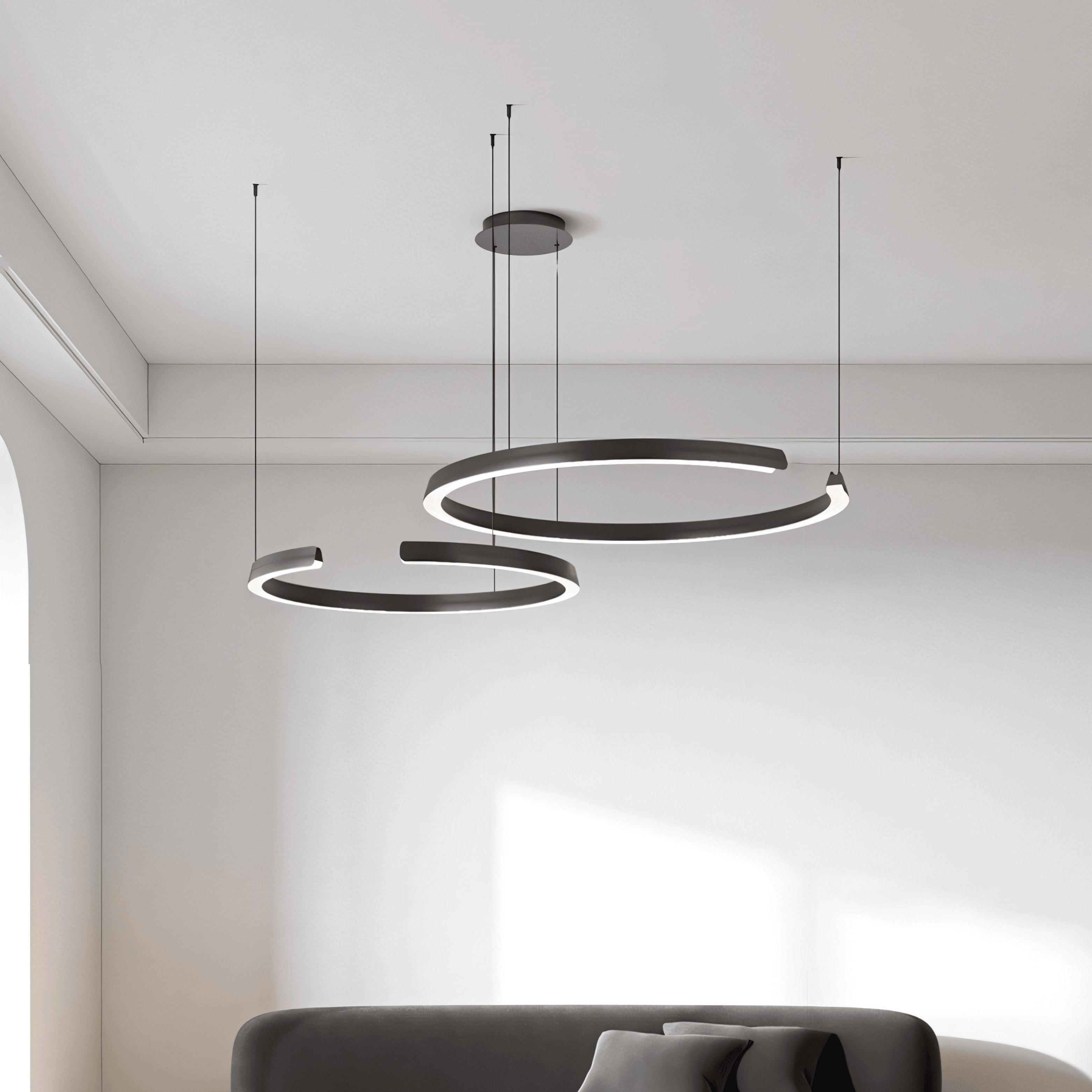 Javil | Geoemtric Ring Chandelier